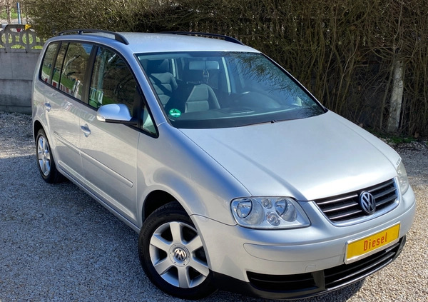 Volkswagen Touran cena 13900 przebieg: 202158, rok produkcji 2006 z Kłodzko małe 232